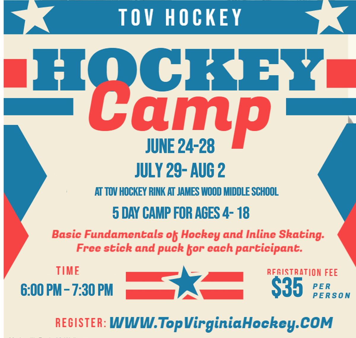 Hockey Fundamentals Summer Camp