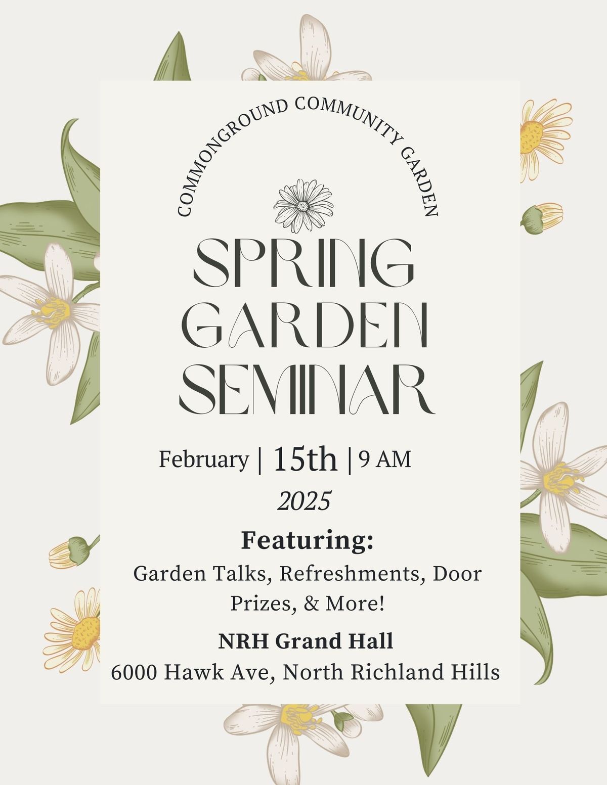 NRH Spring Gardening Seminar