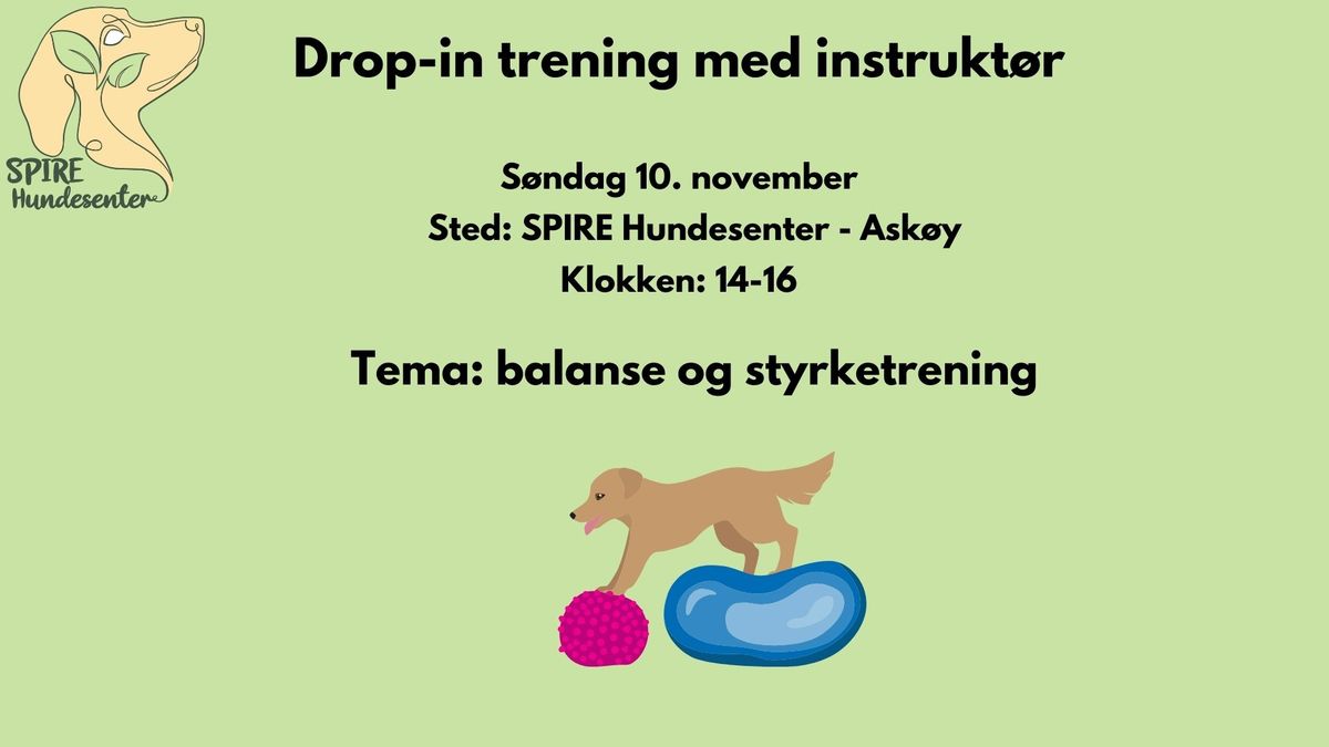 Drop-in styrketrening og balanse - med instrukt\u00f8r