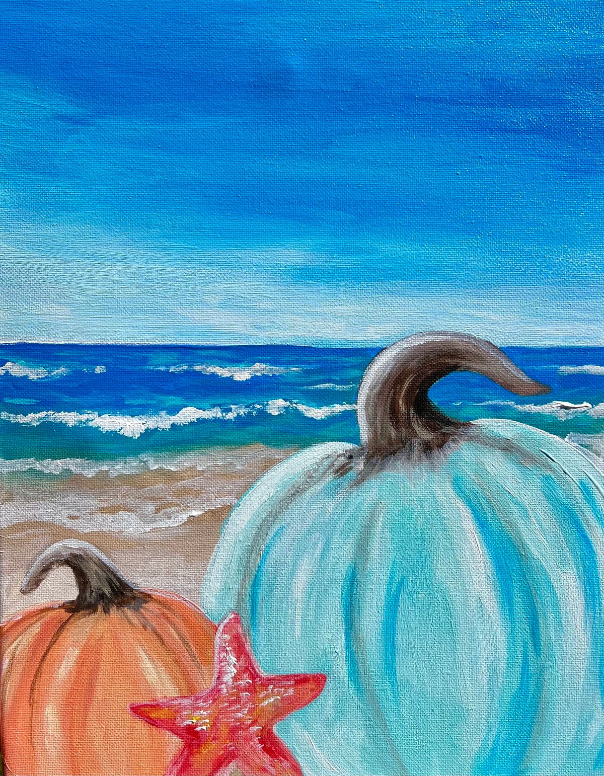 "Coastal Pumpkins" Paint Night