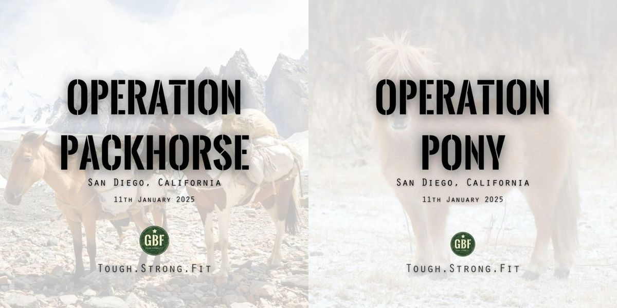 Green Beret Fitness - Operation PACKHORSE & Operation PONY (Unofficial Page)