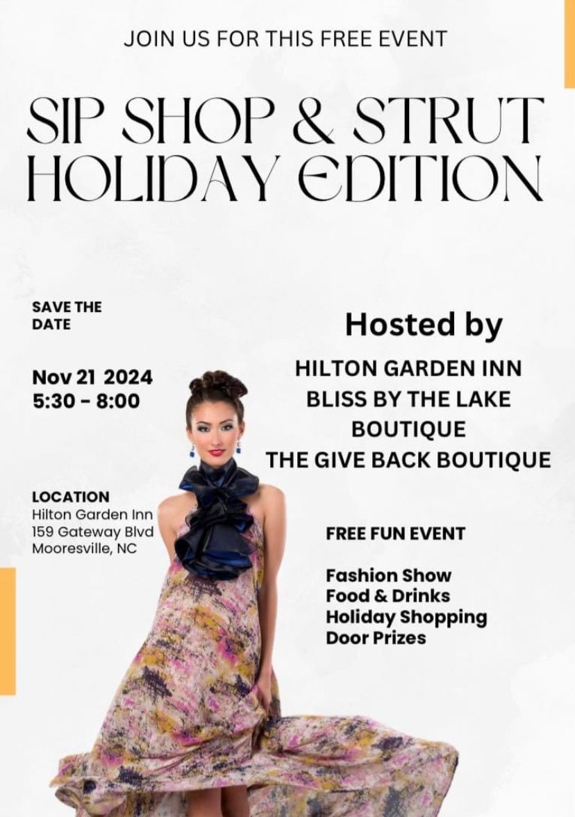 Sip Shop & Strut Holiday Ladies Night Out 