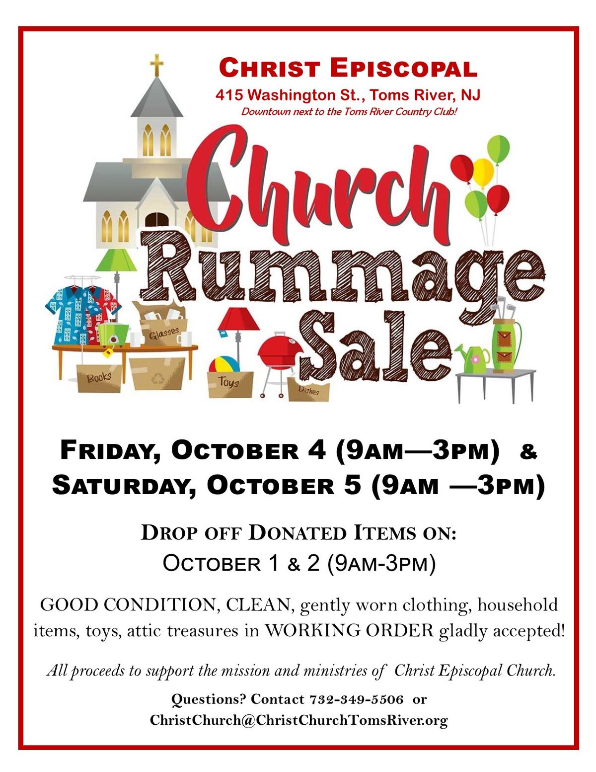 Church Rummage Sale