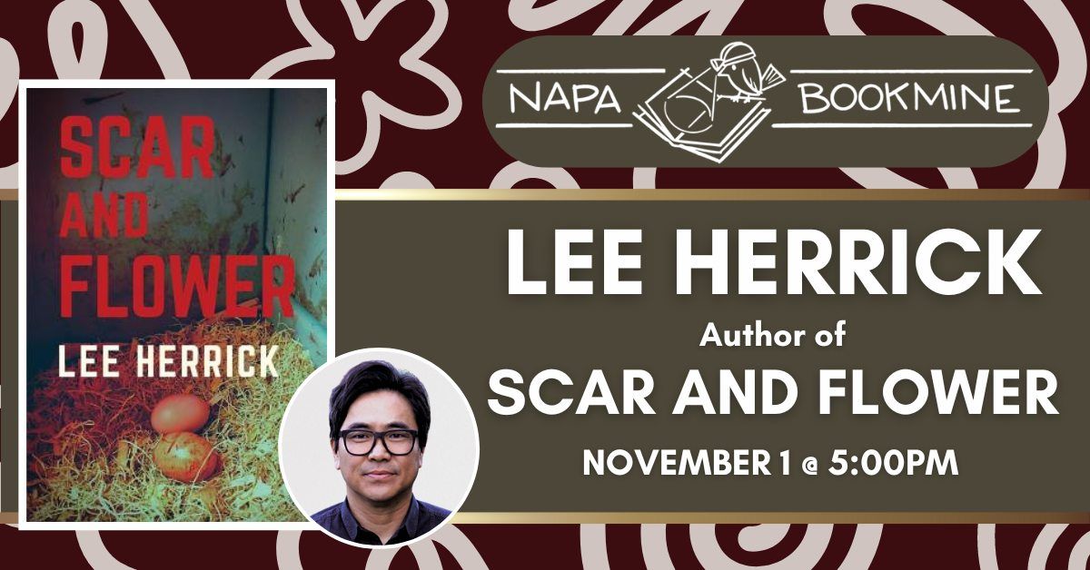 Author Event: Scar and Flower by Lee Herrick