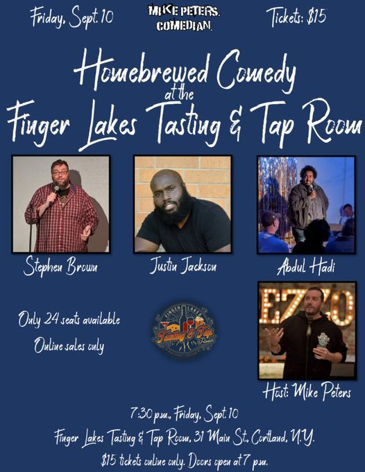 Homebrewed Comedy at the Finger Lakes Tasting and Tap Room