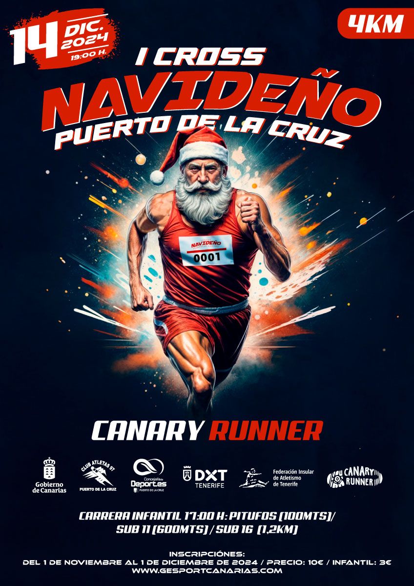 I CROSS NAVIDE\u00d1O PUERTO DE LA CRUZ CANARY RUNNER