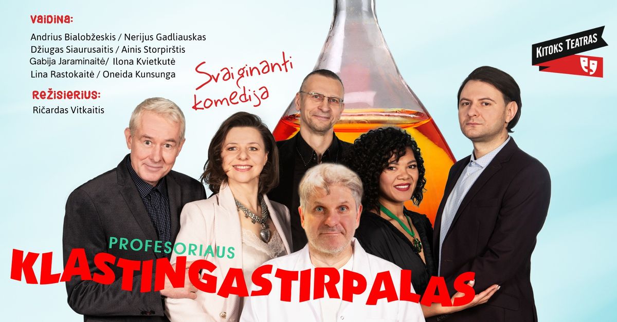 Svaiginanti komedija ''Profesoriaus klastingas tirpalas'' | Kaunas \u201eOaz\u0117\u201c