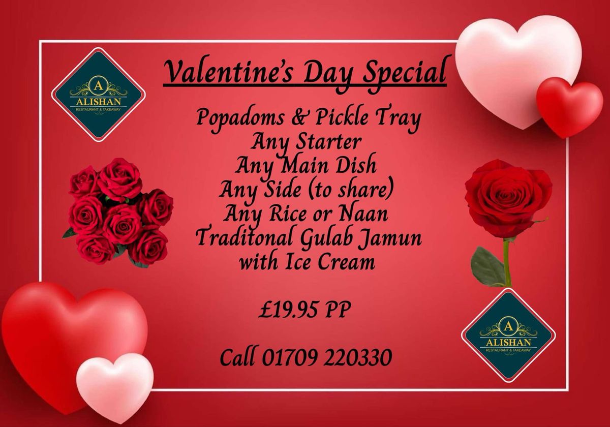 Celebrate Your Love This Valentine's Day at Alishan Restaurant