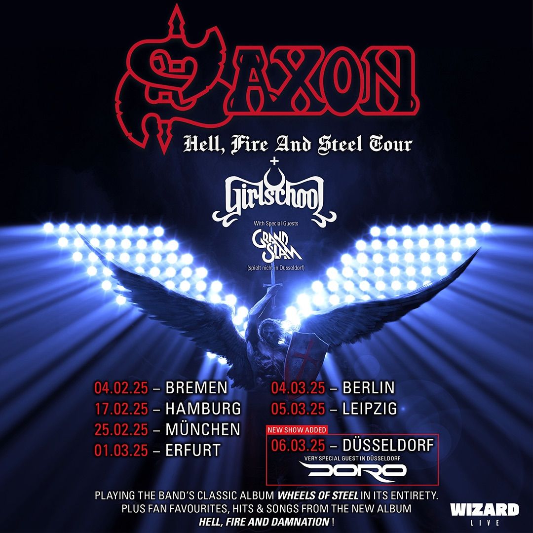 SAXON \u2022 \u201eHell, Fire And Steel Tour 2025\u201c \u2022 Bremen