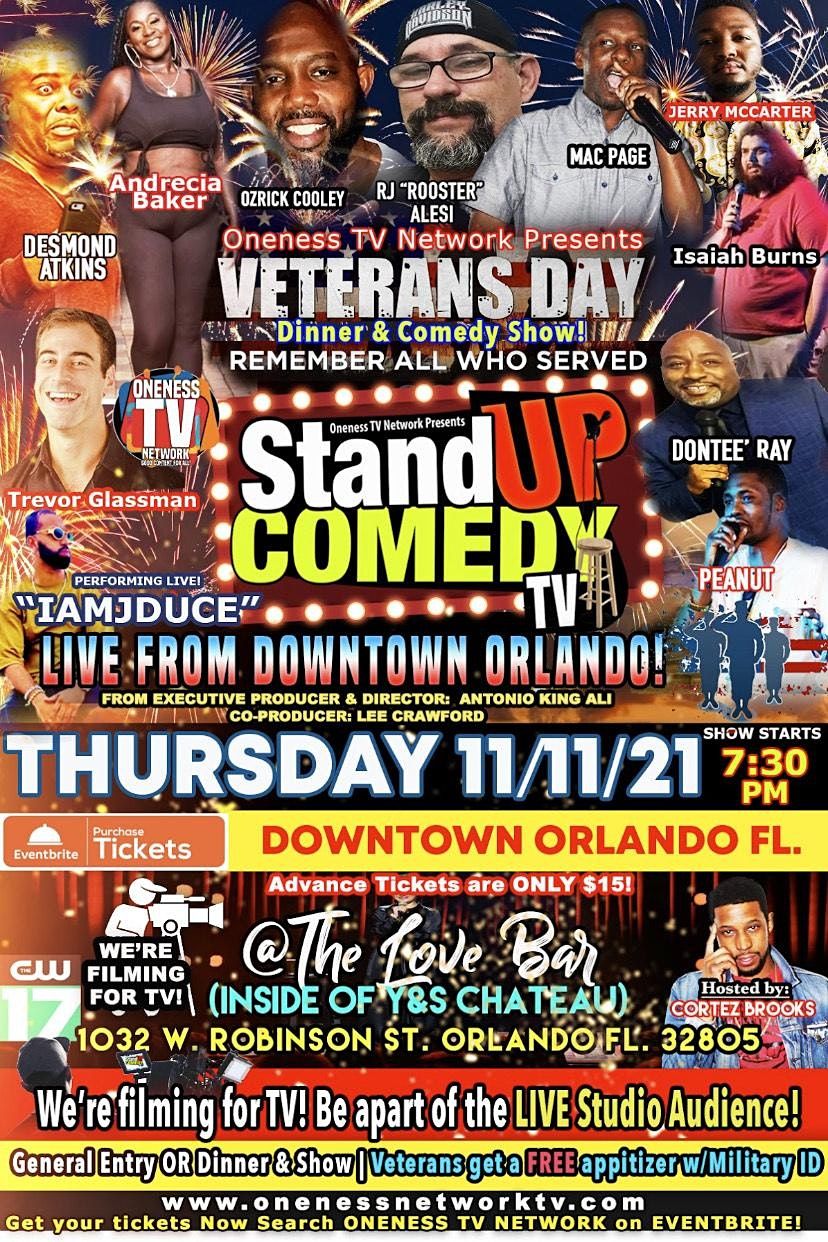 Stand Up Comedy TV ORLANDO FL. Season 2 | Dinner & Show | TV taping