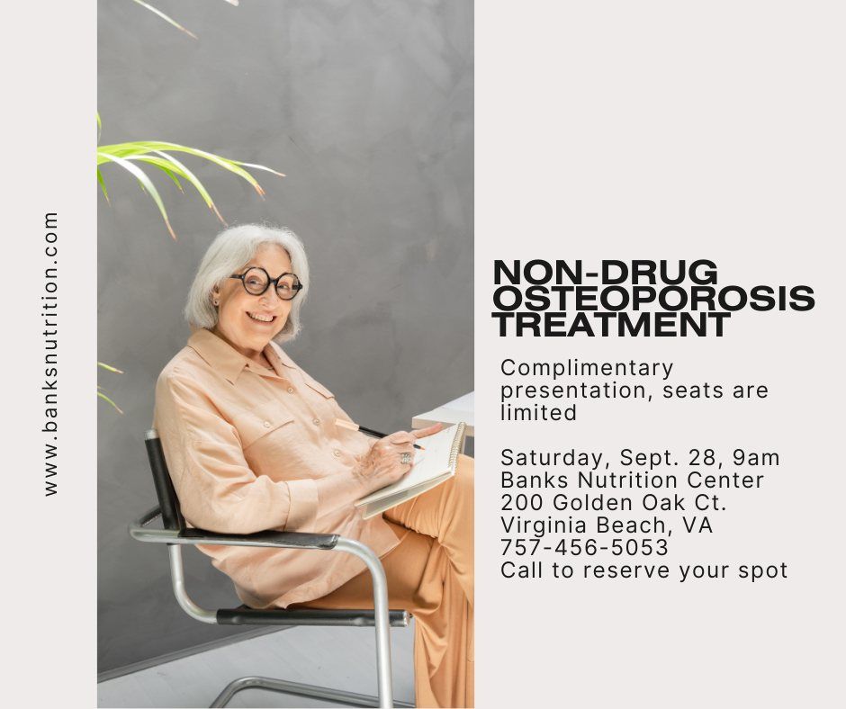 Free Presentation: Non-Drug Approach to Osteoporosis Treatment