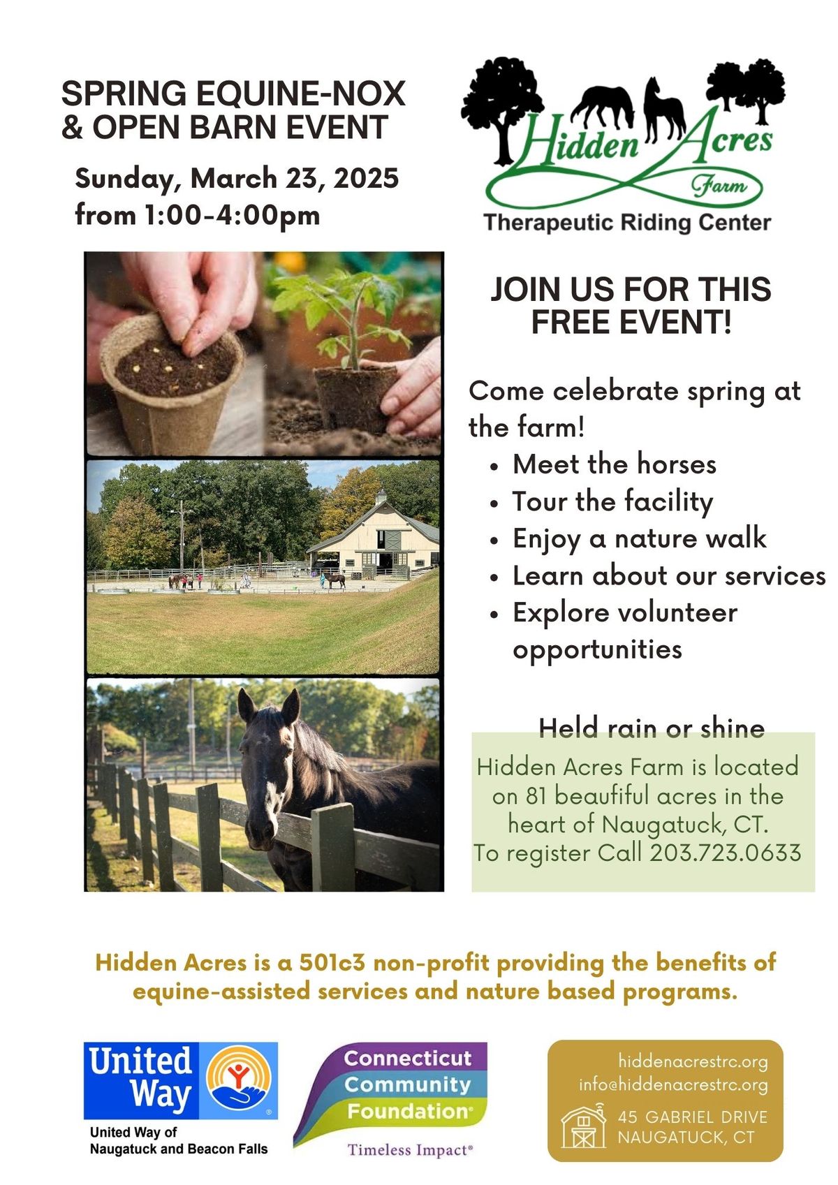 Hidden Acres Farm Spring Equine-nox Celebration