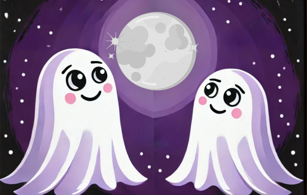 Ghostly Bond - Mommy & Me Painting Class