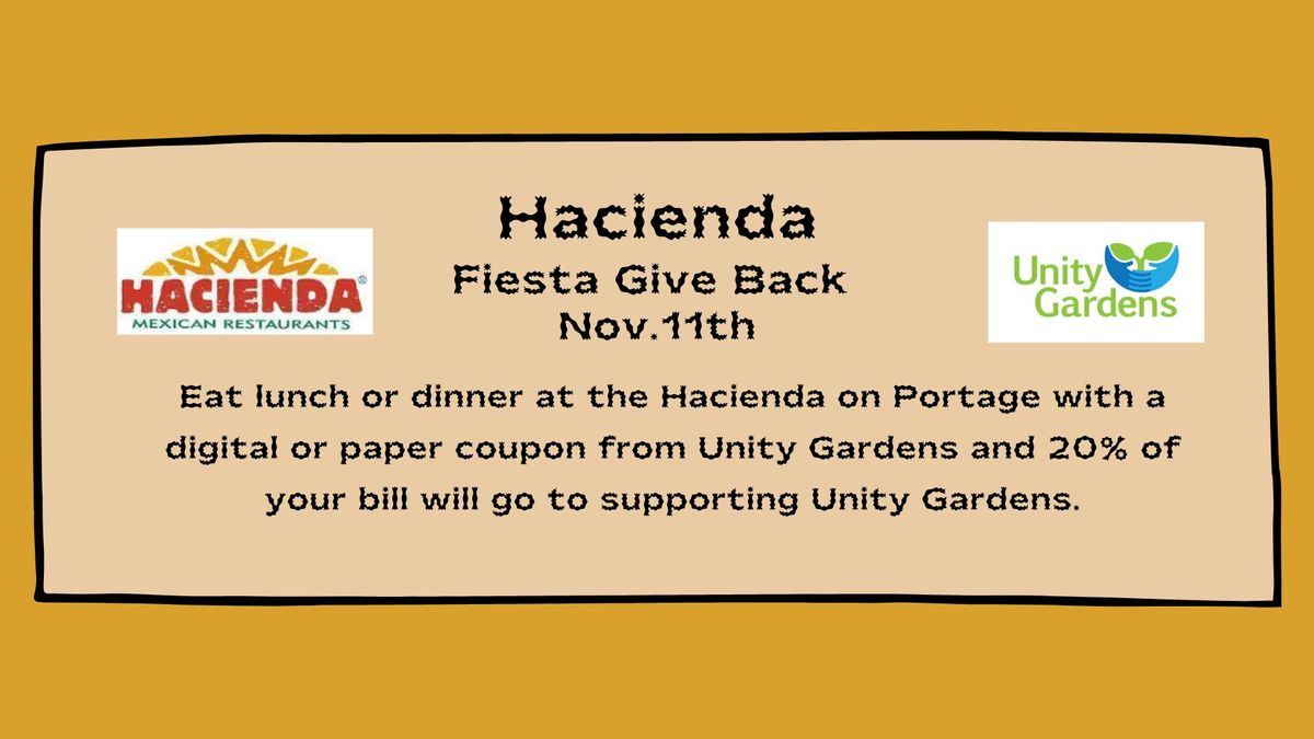 Unity Gardens Hacienda Fiesta Give Back