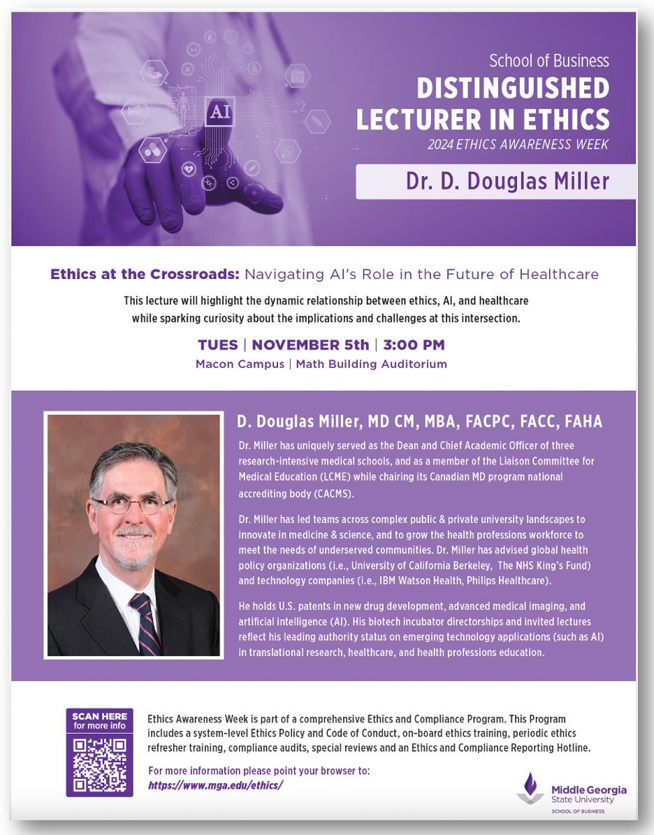 School of Business Distinguished Lecturer in Ethics