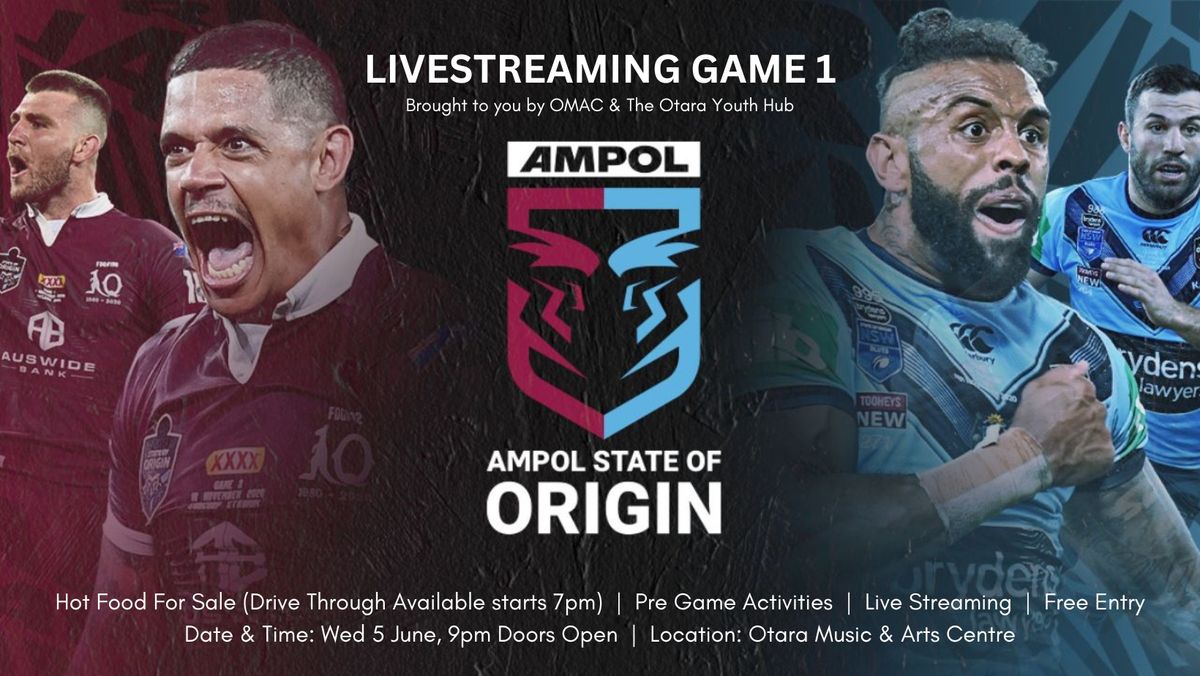 STATE OF ORIGIN GAME 1 - LIVE STREAMING EVENT