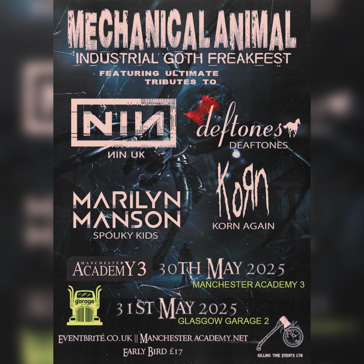 Mechanical Animal, Manchester Academy 3, 30\/7\/25