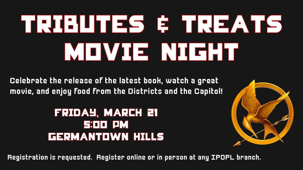 Tributes & Treats Movie Night