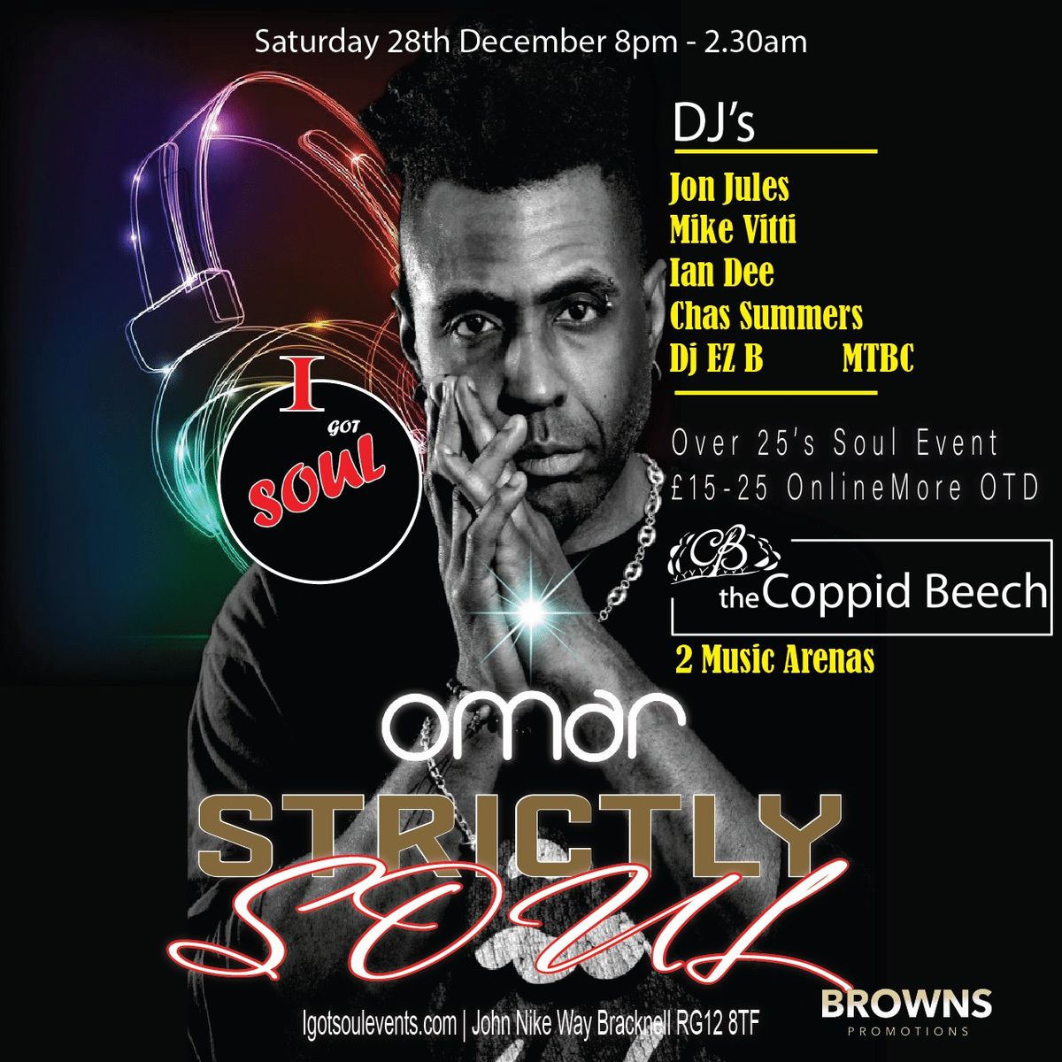 Strictly Soul with Omar Pa - Apres, Bracknell