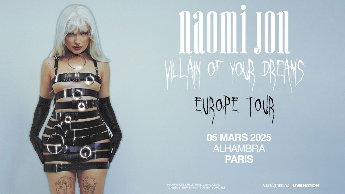 NAOMI JON - Villain of your dreams tour Europe 2025