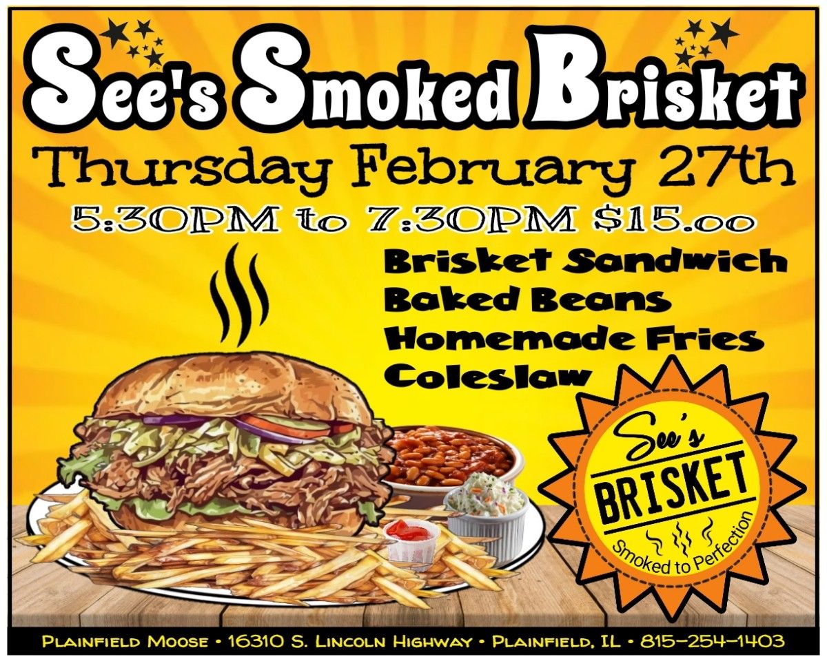 See's Smoked Brisket Dinner