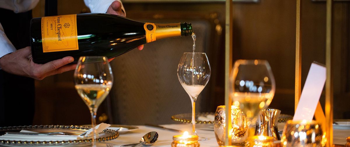 An evening with Veuve Clicquot