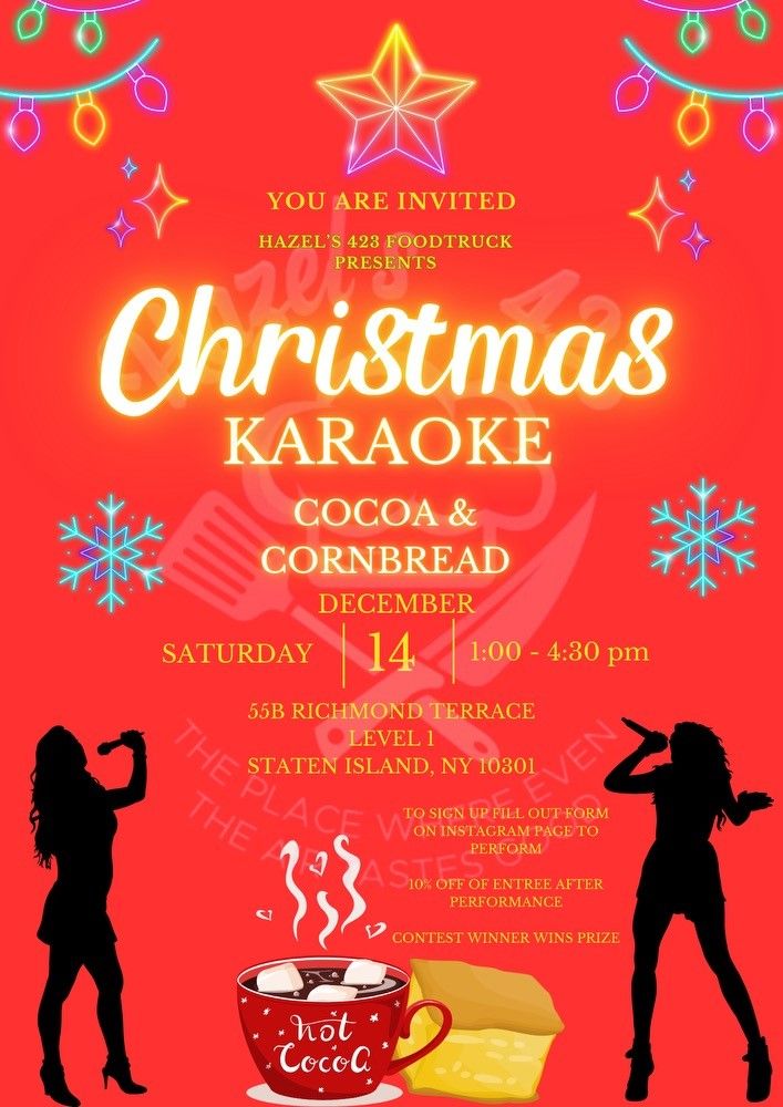 Hazel's 432 Foodtruck Presents "Christmas & Karaoke" 