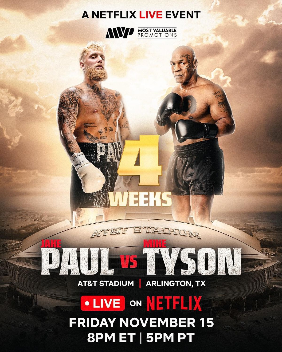 Jake Paul vs Mike Tyson 