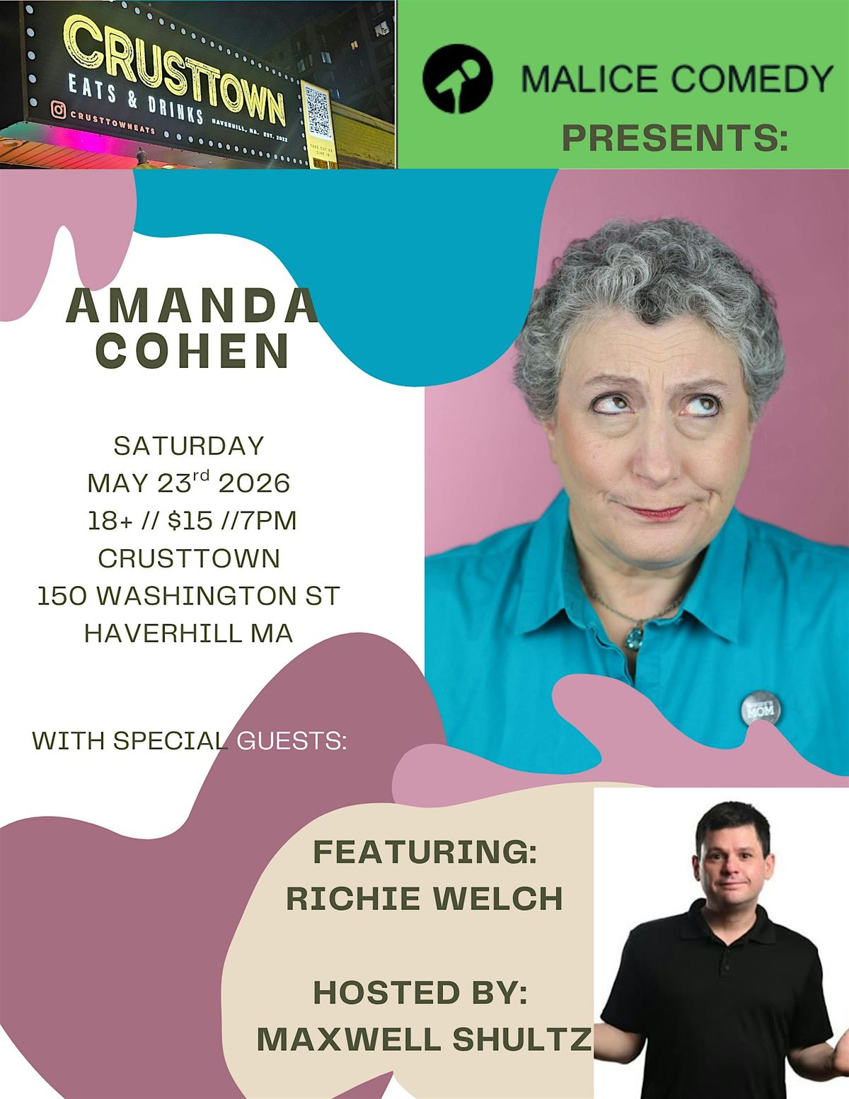 Comedy night with Amanda Cohen!