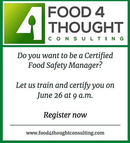 Certified Food Safety Manager