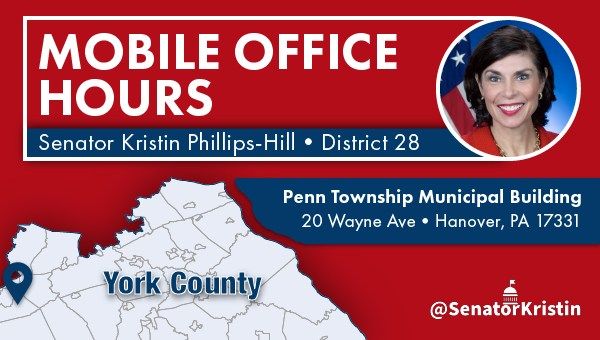  Sen. Kristin Phillips-Hill's Mobile Office Hours in 2024