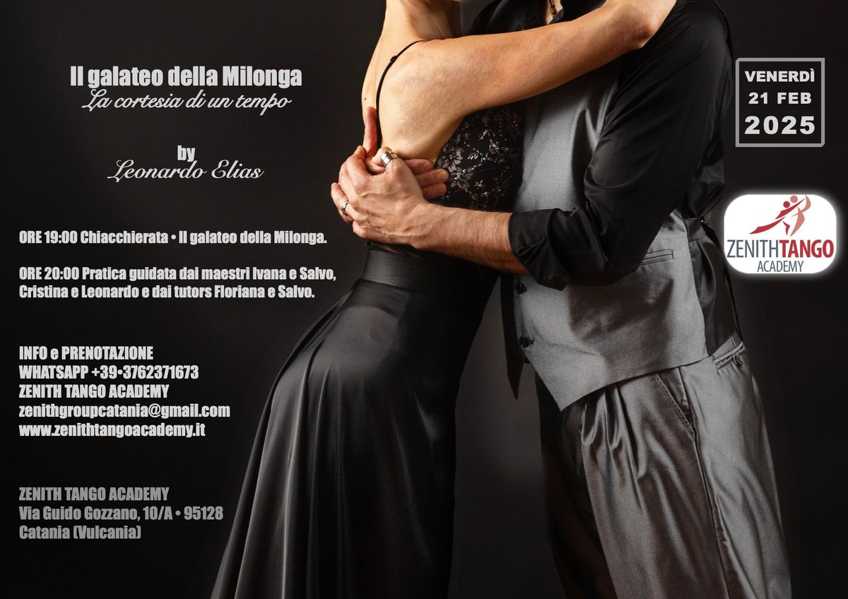 Il Galateo della milonga\u2022La cortesia di un tempo | CulturTango alla Zenith Tango Academy 