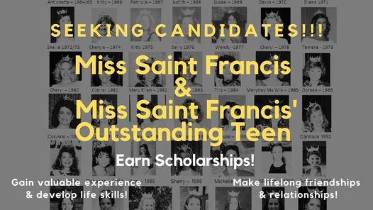 Miss Saint Francis 2022 Scholarship Competition - Informational Meeting & Photo Session