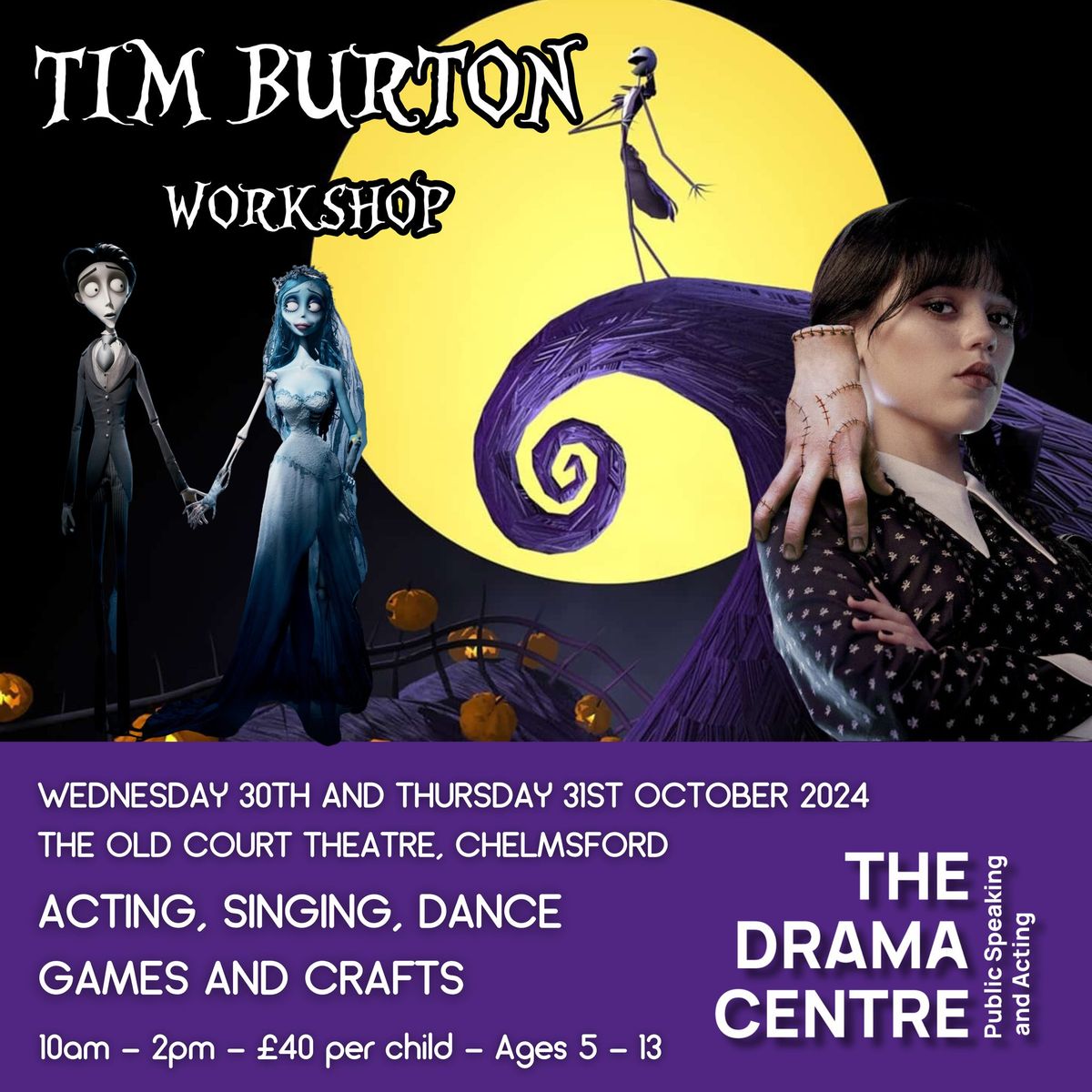 TIM BURTON HALLOWEEN WORKSHOP