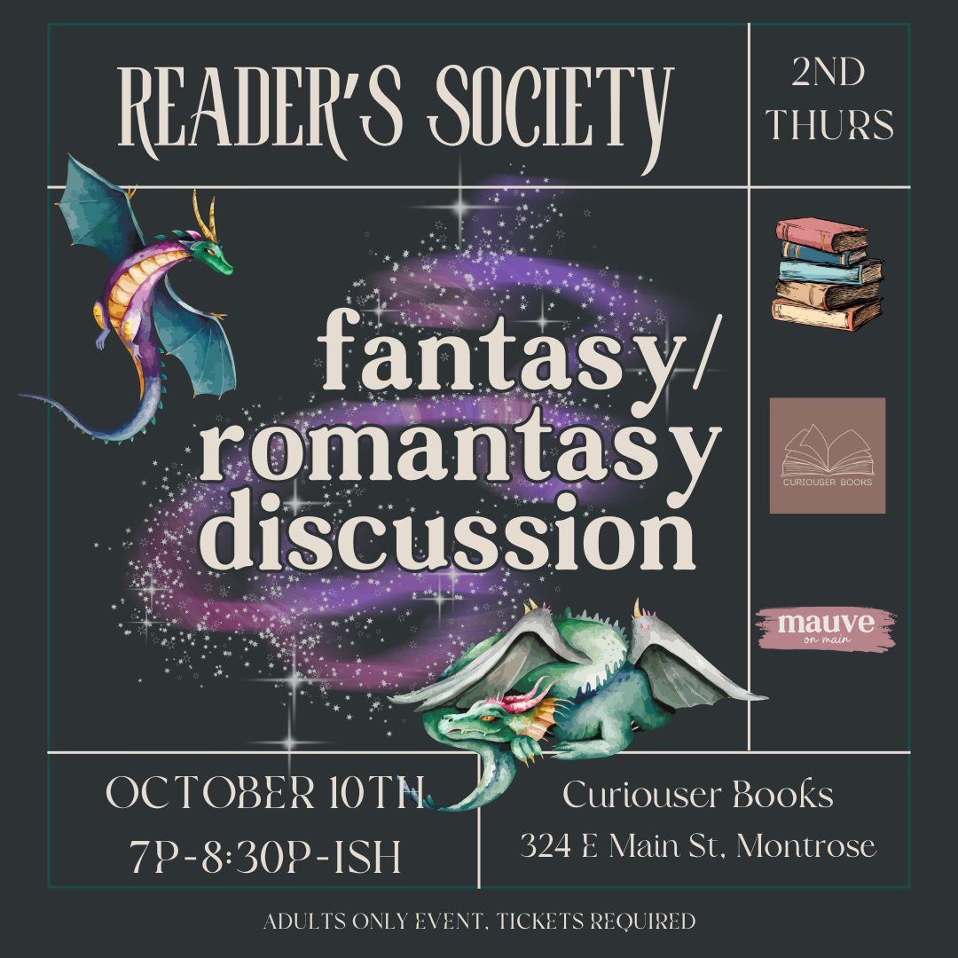 October Fantasy Reader's Society