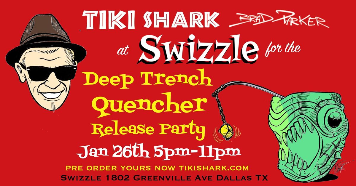 Tiki Shark Mug Release Party at Swizzle