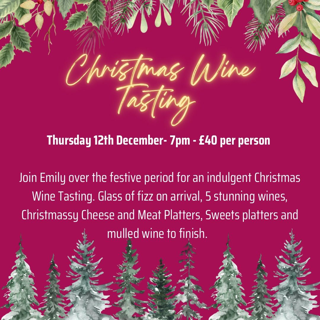 Christmas Wine Tasting 