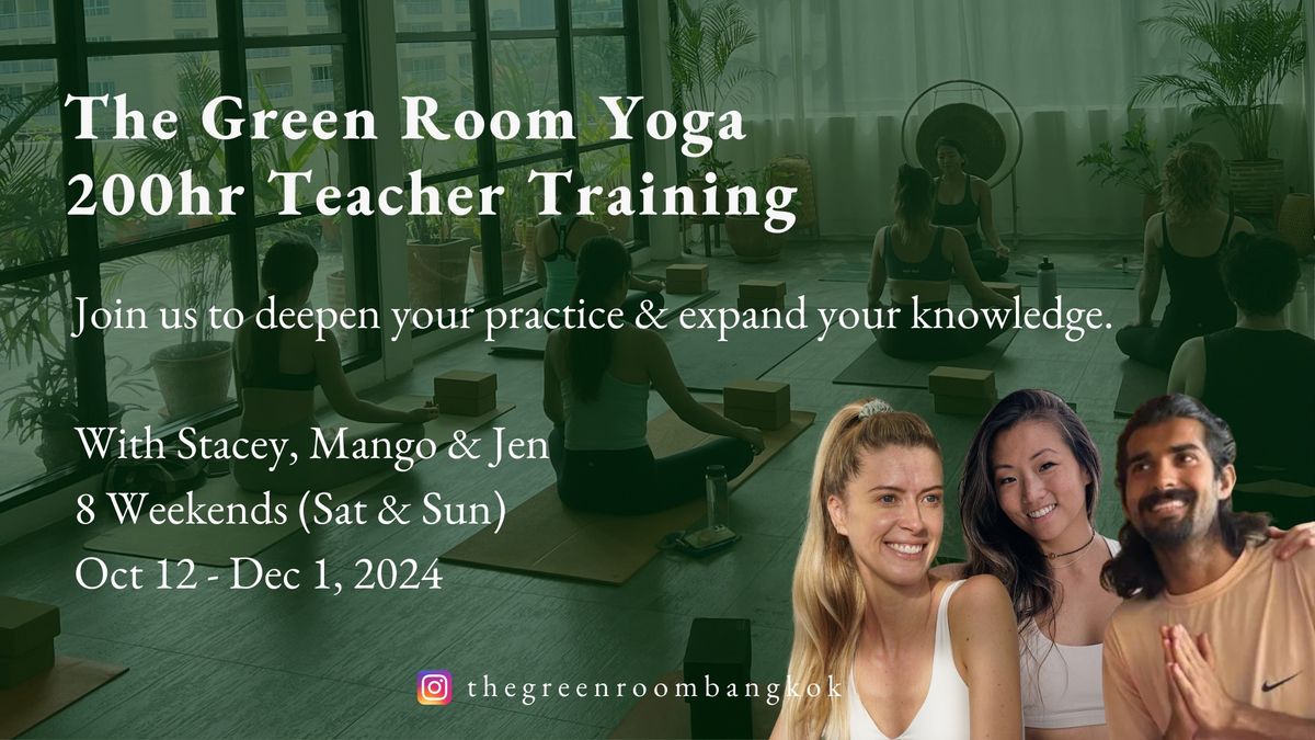 The Green Room Yoga 200hr Teacher Training 