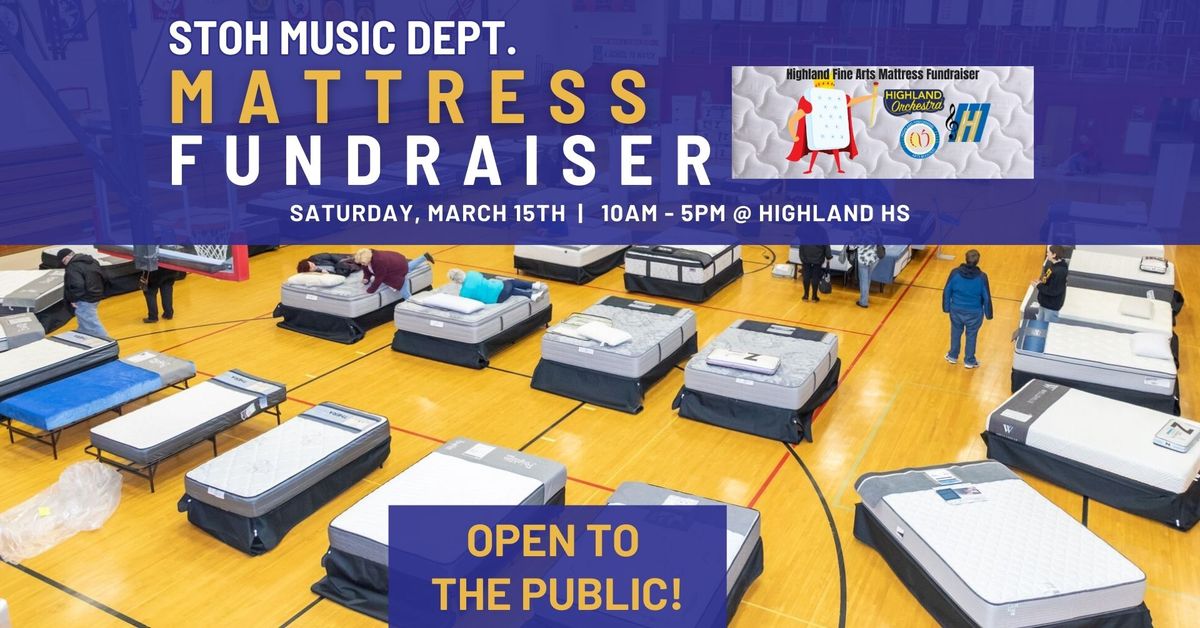 STOH Music Dept. Mattress Fundraiser 