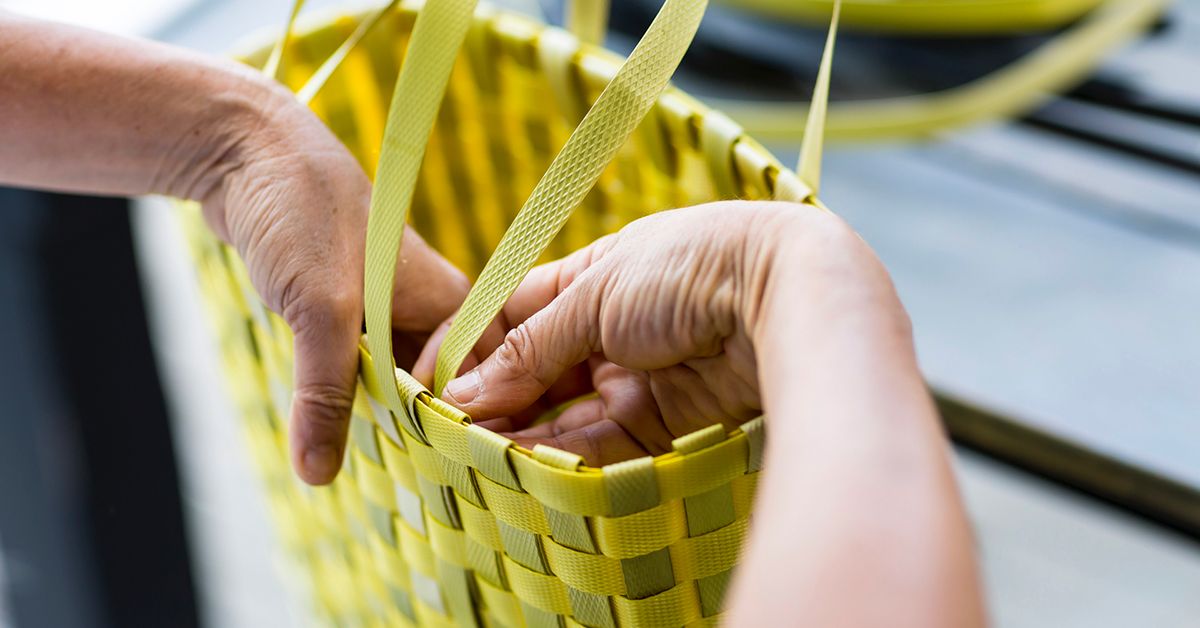 How To Survive Workshop: Basket Weaving with Baling Straps