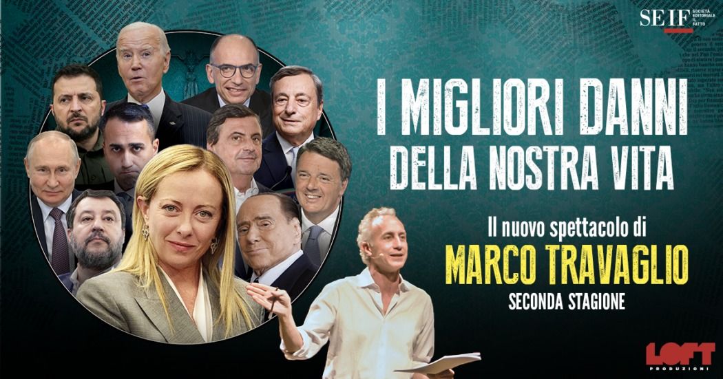 Marco Travaglio a teatro con "I migliori danni della nostra vita" | Catania