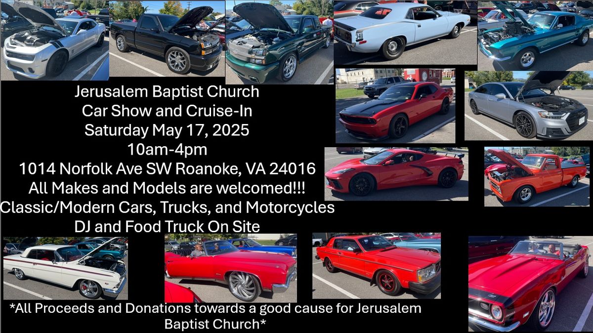 Jerusalem Baptist Church Spring Car Show and Cruise In