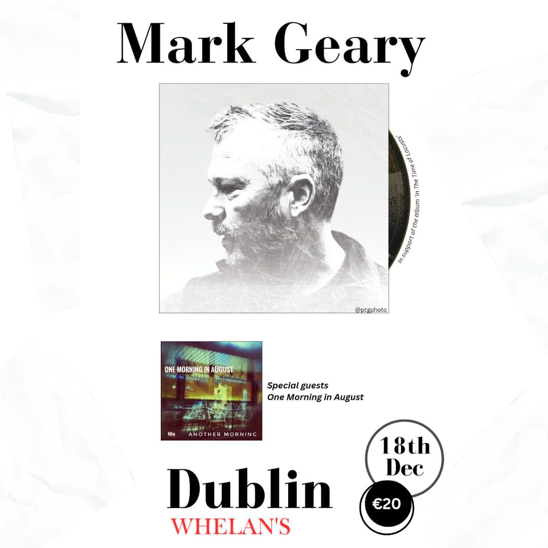 Mark Geary at Whelan's 18th December 2024 