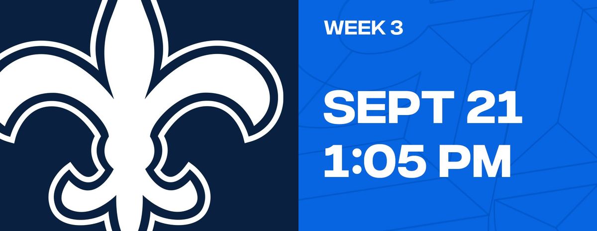 New Orleans Saints at Tennessee Titans