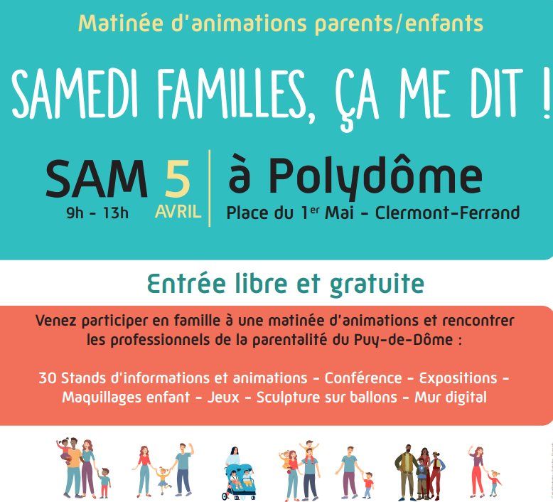 Matin\u00e9e d\u2019animations parents\/enfants - Samedi familles, \u00e7a me dit !