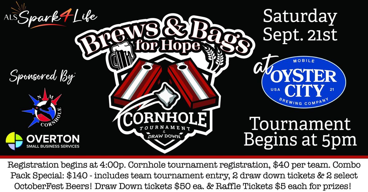 Brews & Bags for Hope - OktoberFest Cornhole Tournament & Draw Downt