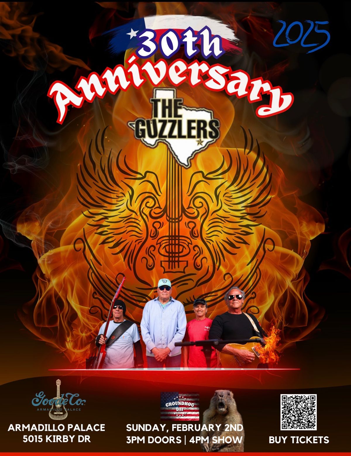 The Guzzlers 30th Anniversary Party