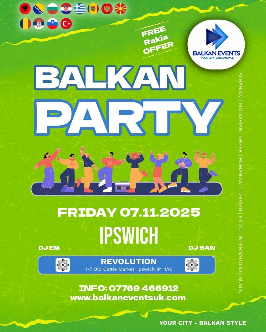 BALKAN Party IPSWICH - Autumn Celebrations