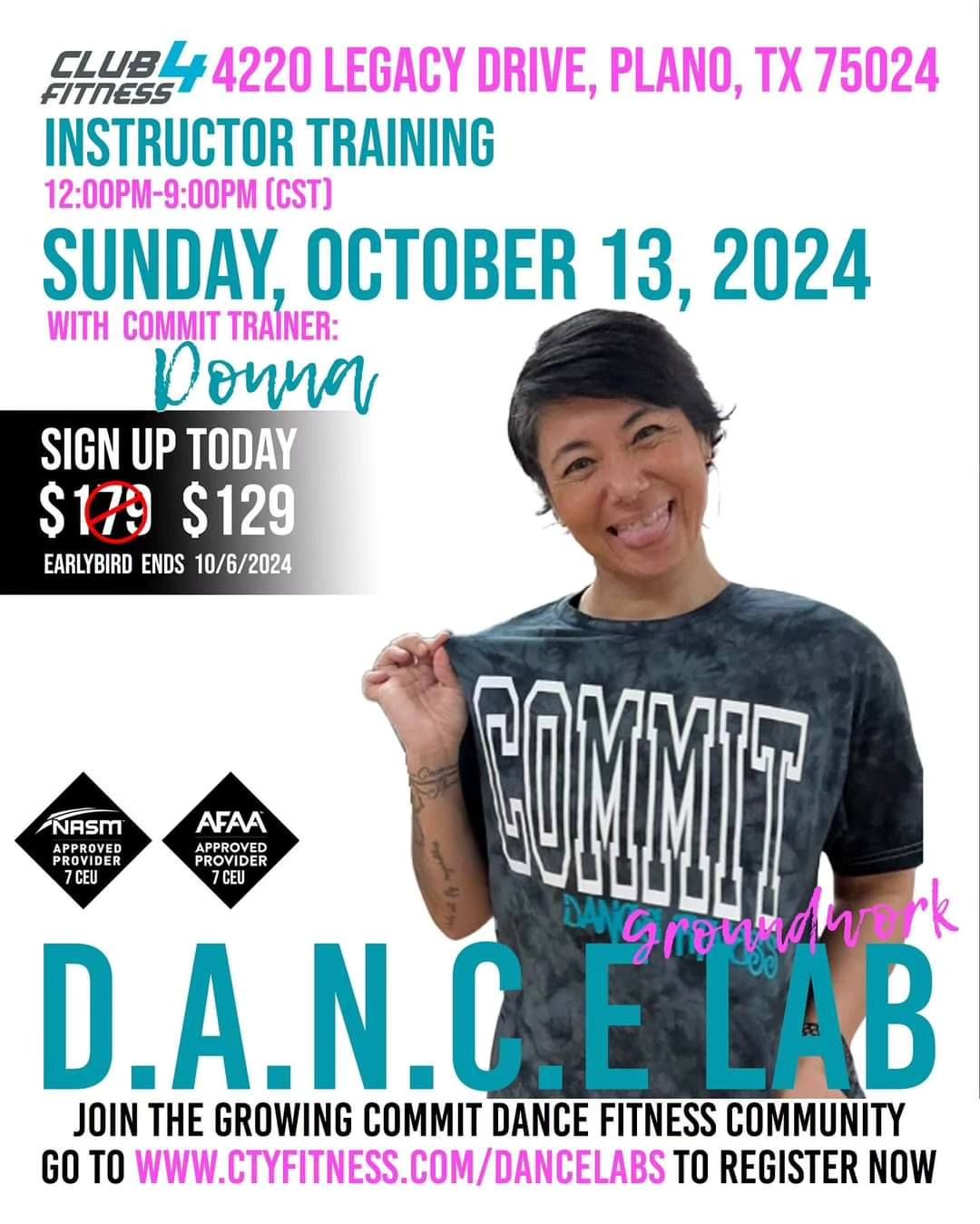 COMMIT Dance Fitness Instructor Training