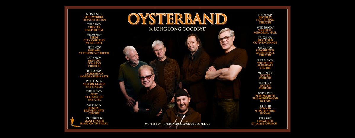 Oysterband - Theatre Severn, Shrewsbury